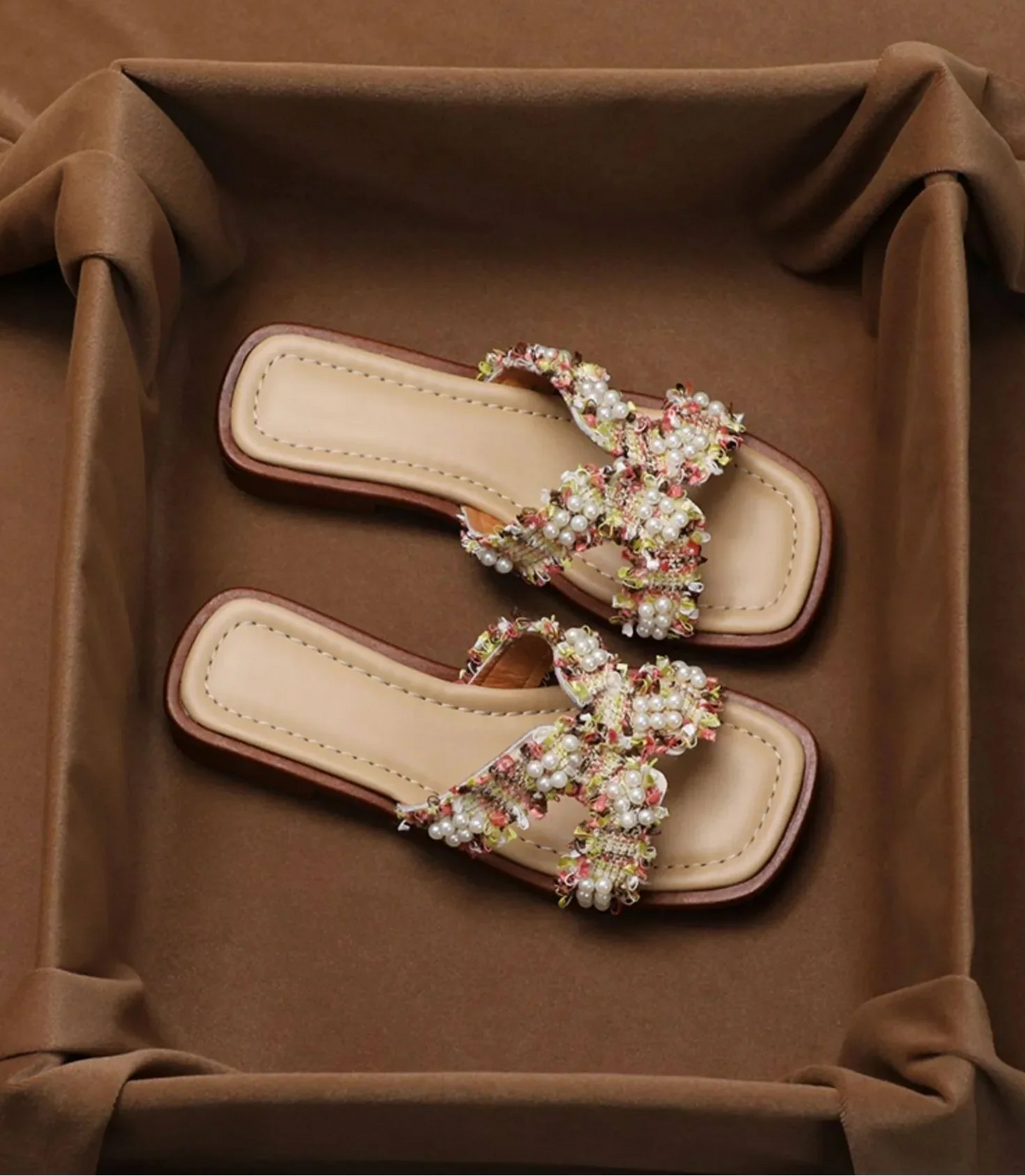 Isla Pearl Slide Sandals