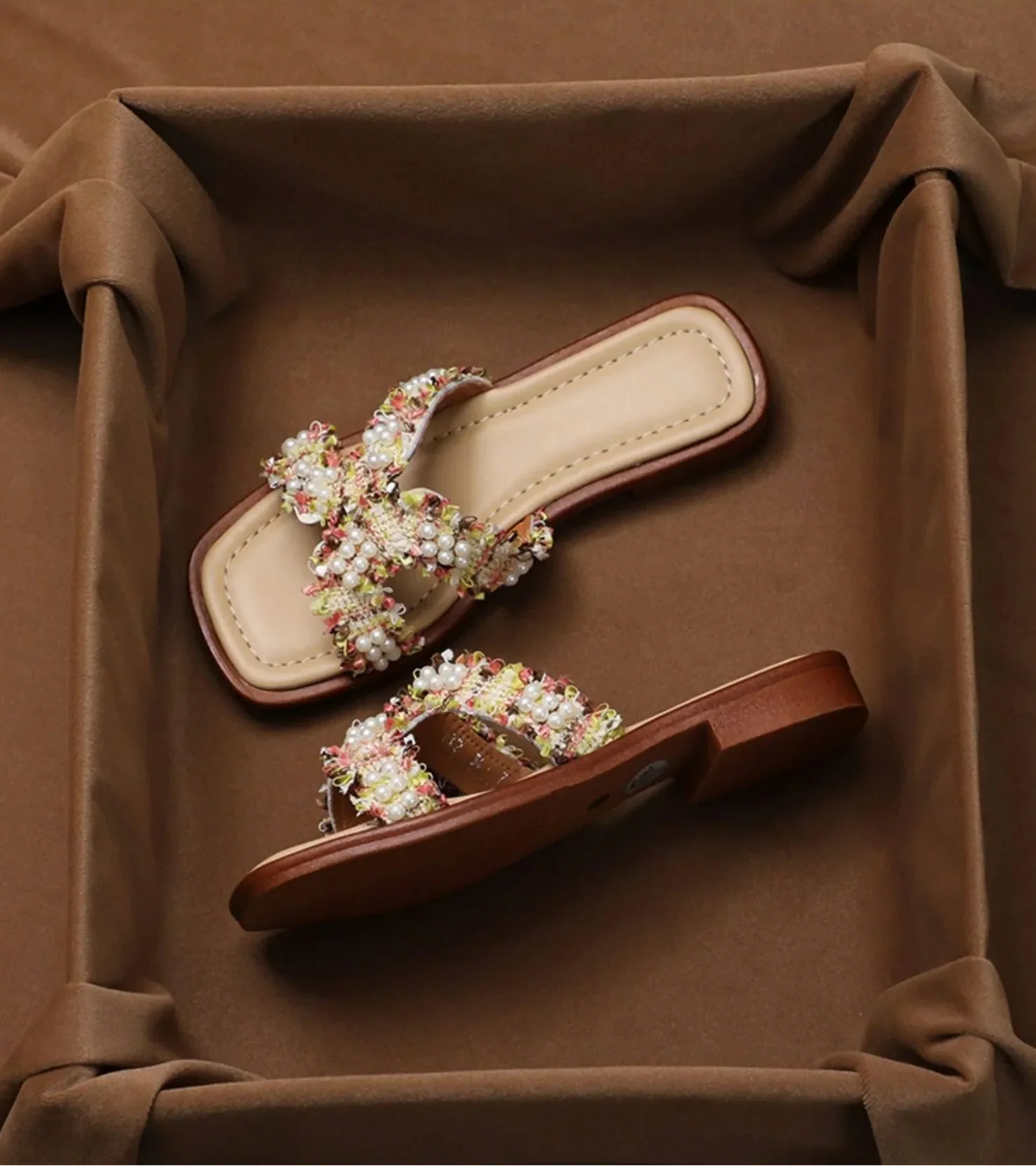 Isla Pearl Slide Sandals