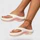 Margo & Main - black thong sandals showing contoured EVA midsole, US women's sizes
