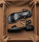 Veniz Italian Open-Toe Strap Sandal