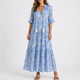 Evelyne Summer Flowy Maxi Dress