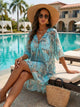 Sybil Printed Beach Cover-Up Dress
