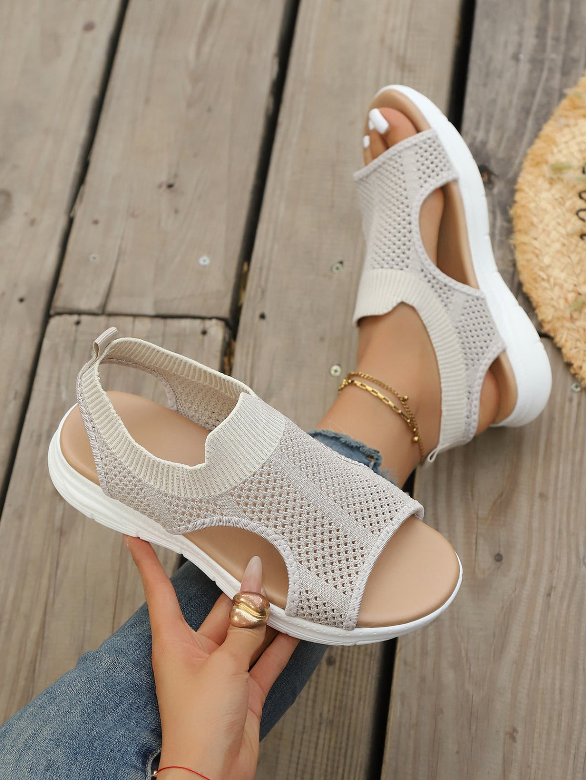 Mallory Knit Comfort Sandals