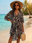 Sybil Printed Beach Cover-Up Dress