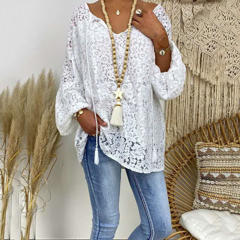 Audrey Lace Detail Blouse