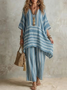Ramona Striped Two Piece Set