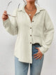 Margo & Main – lightweight cotton gauze button-up shirt, back view, US women's sizes