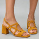 Cromer Ring Cutout Block Heel Sandals