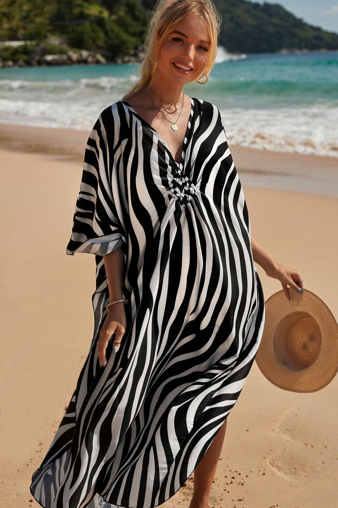 Marina Beach Kaftan Cover-Up