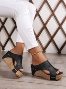 Fiorella Cork Wedge Sandals