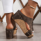 Fiorella Cork Wedge Sandals