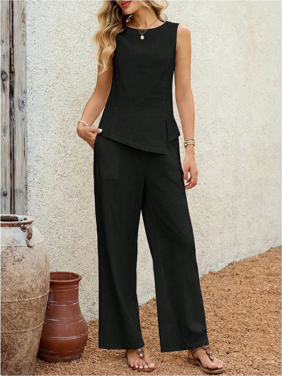 Leonora Two-Piece Pant Set