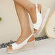 Sifnos Braided Platform Wedge Sandals