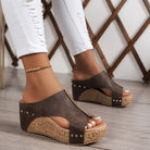 Fiorella Cork Wedge Sandals