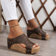 Fiorella Cork Wedge Sandals