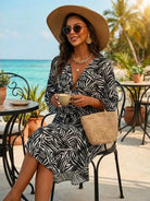Sybil Printed Beach Cover-Up Dress