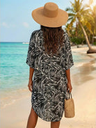 Sybil Printed Beach Cover-Up Dress