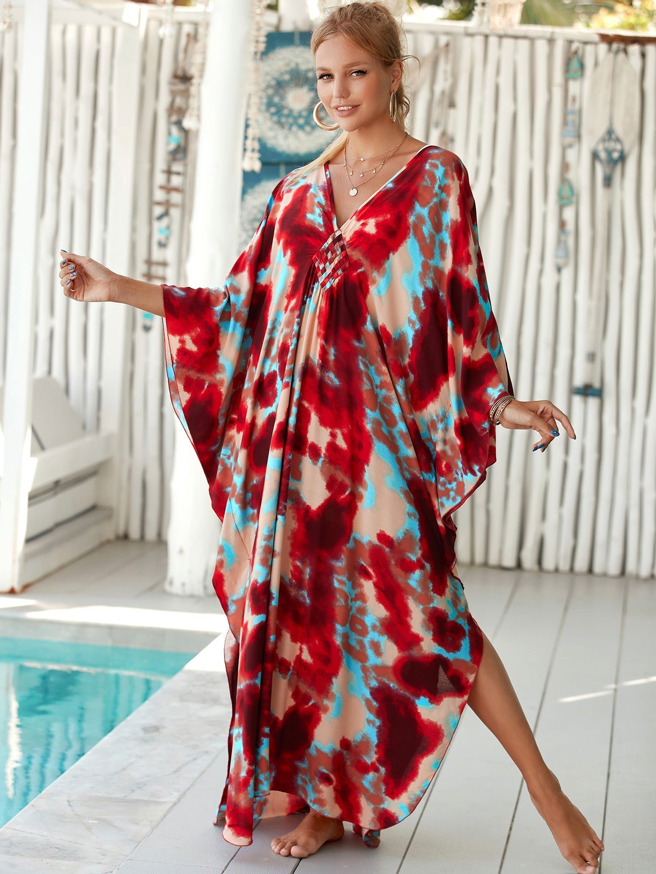 Margo & Main – beach kaftan cover-up, additional view 31, US women's sizes