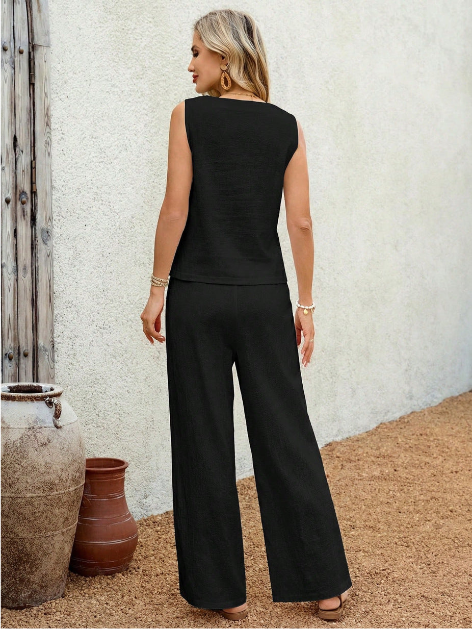 Leonora Two-Piece Pant Set