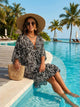 Sybil Printed Beach Cover-Up Dress