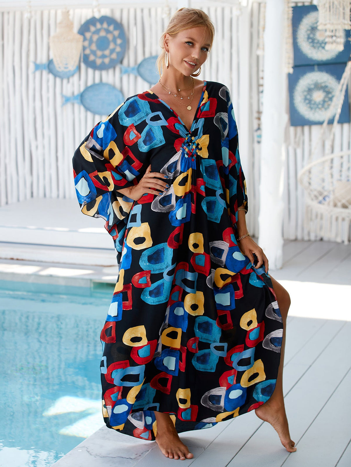 Margo & Main – beach kaftan cover-up, additional view 35, US women's sizes