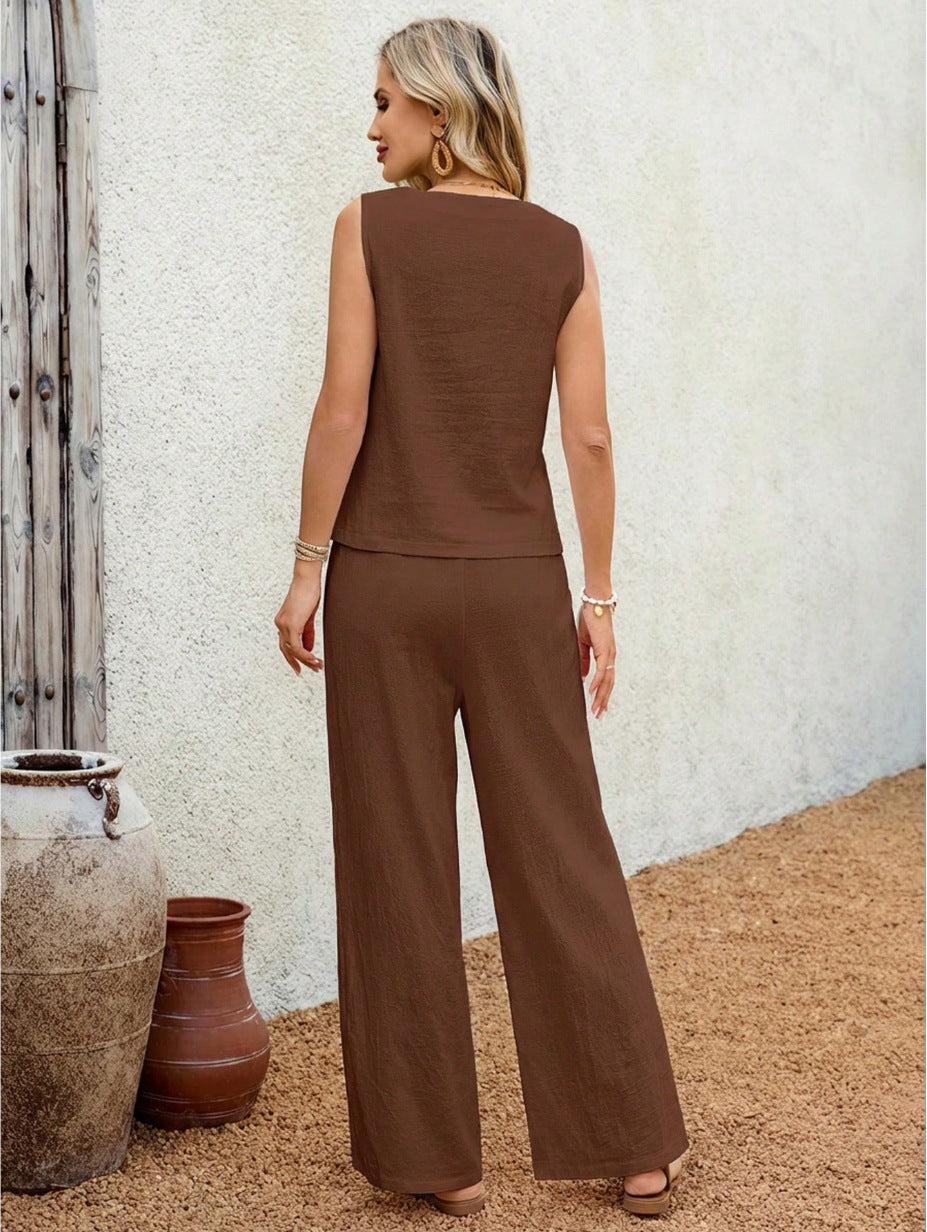 Leonora Two-Piece Pant Set