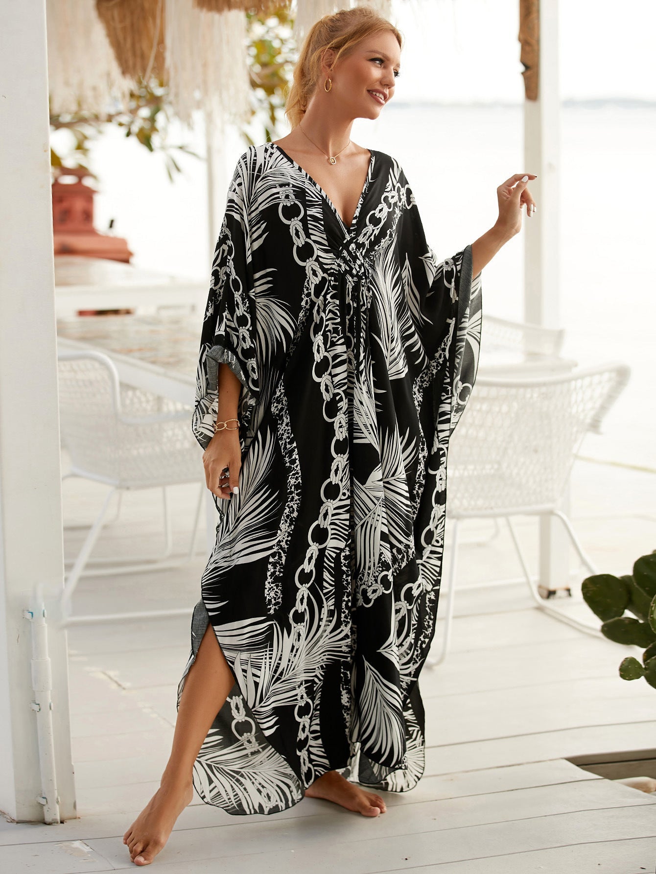 Margo & Main – beach kaftan cover-up, additional view 41, US women's sizes