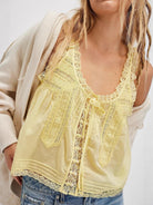 Luna Lace Tie-Front Cami Top