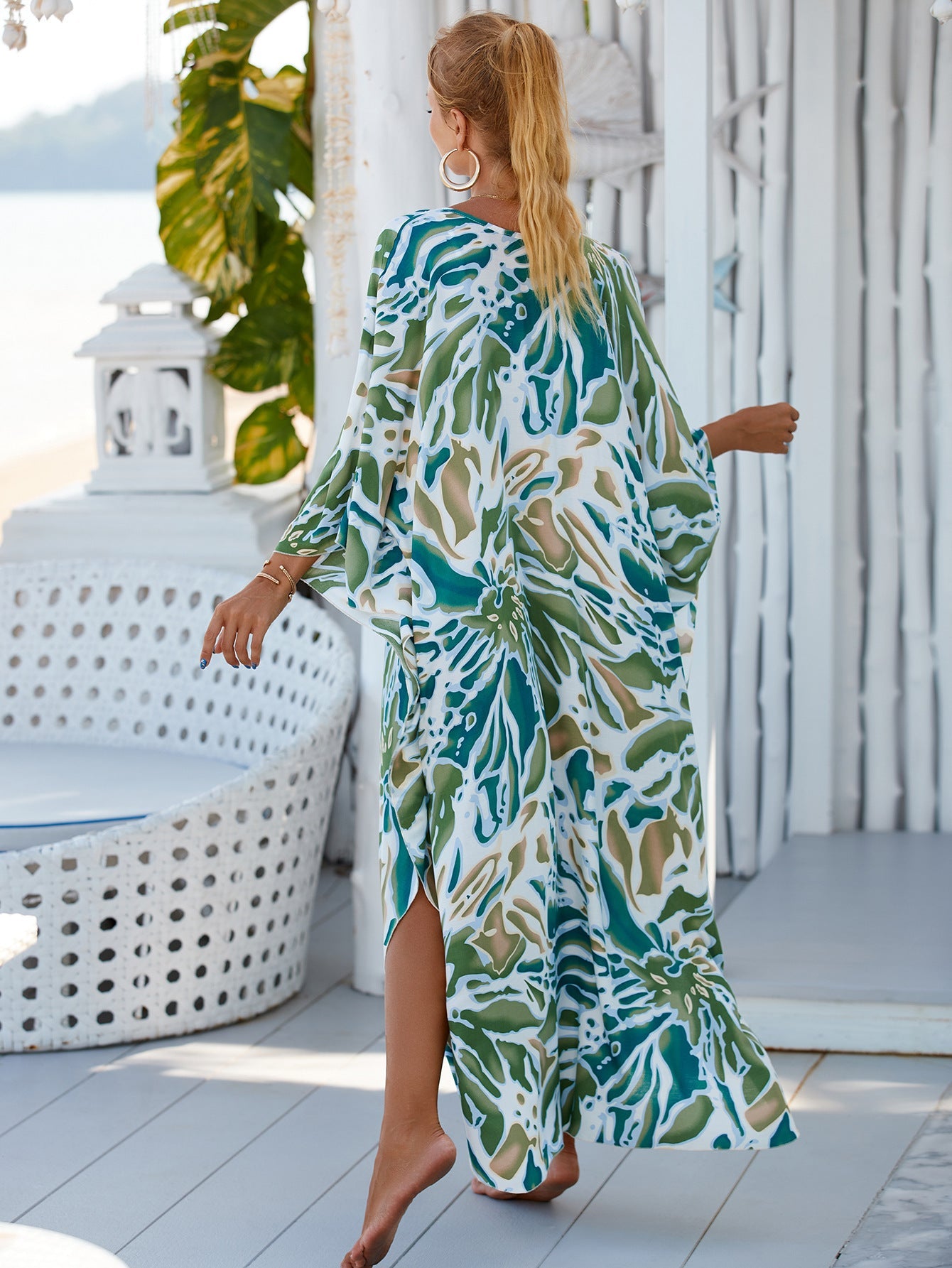 Margo & Main – beach kaftan cover-up, additional view 38, US women's sizes
