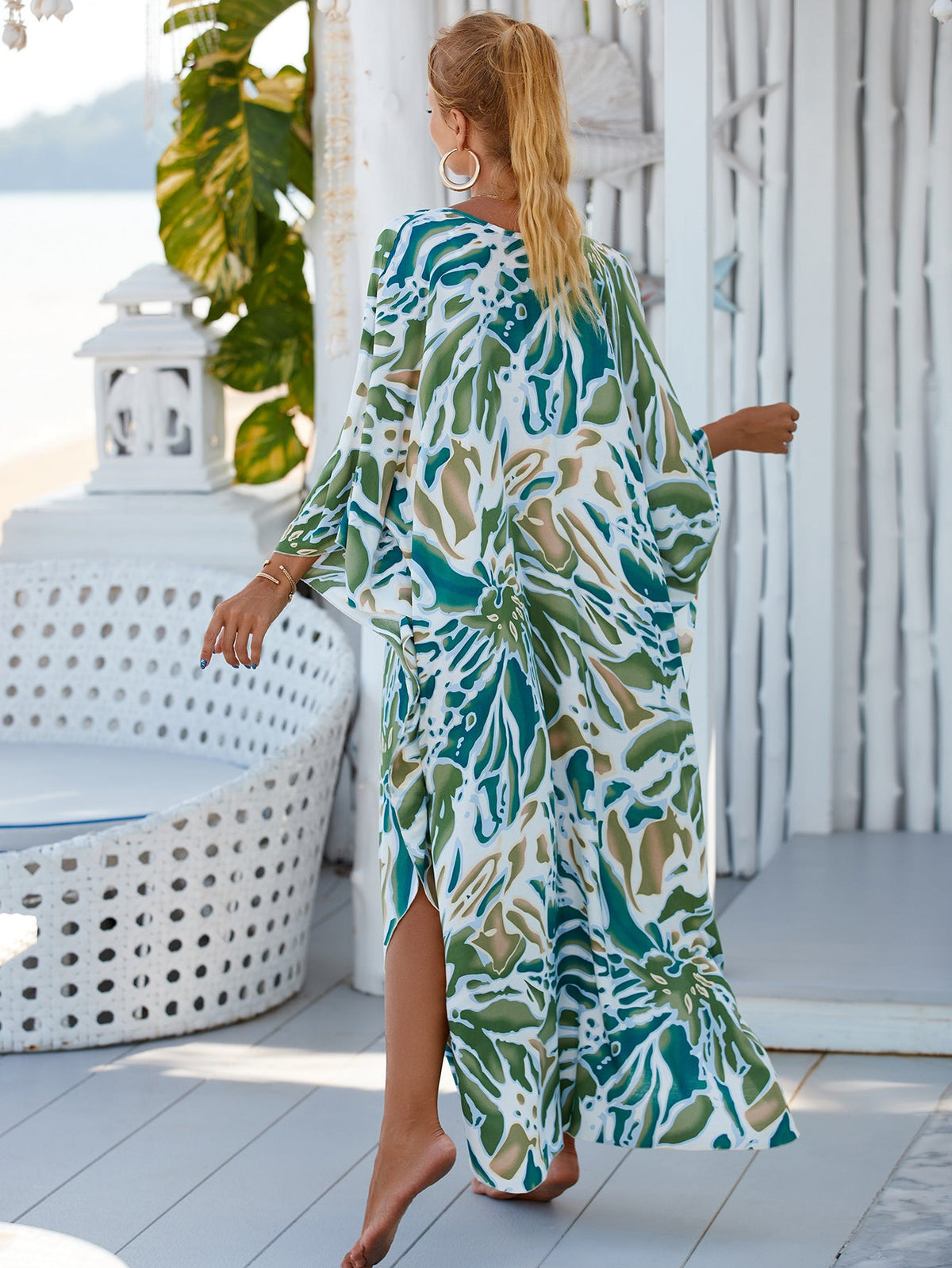 Margo & Main – beach kaftan cover-up, additional view 38, US women's sizes