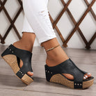 Fiorella Cork Wedge Sandals
