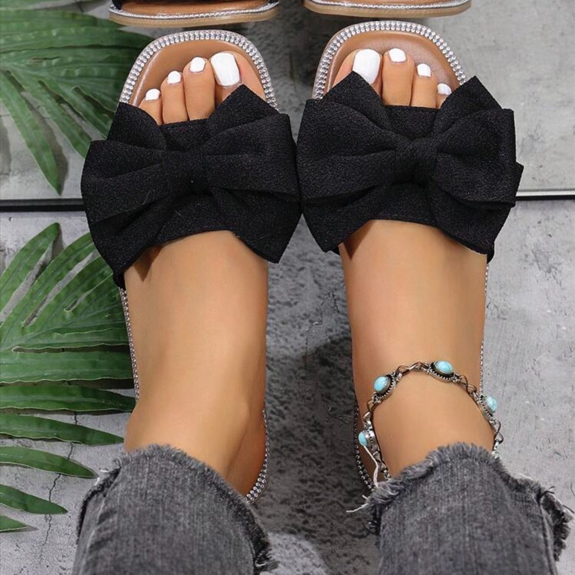 Suzanne Bow Slide Sandals