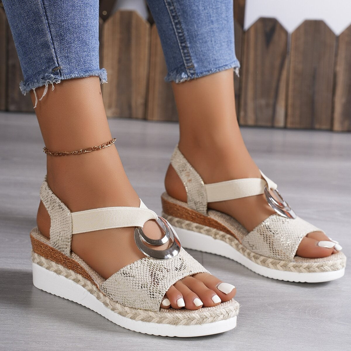 Brielle Platform Wedge Sandals