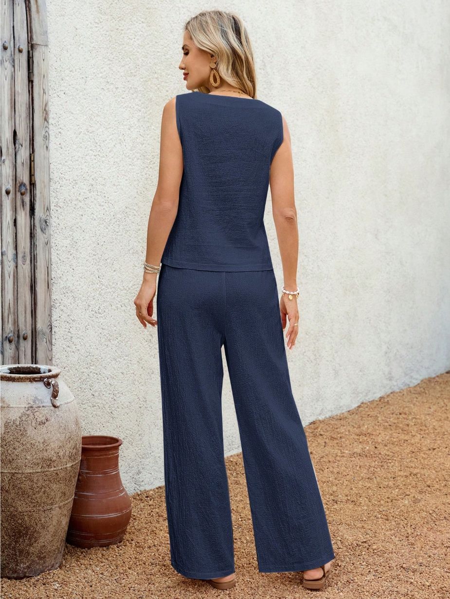 Leonora Two-Piece Pant Set