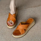 Sorella Woven Platform Sandals