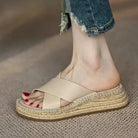 Sorella Woven Platform Sandals