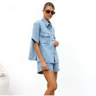 Eunice Denim 2-Piece Set