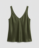 Siena Satin V Neck Camisole Top