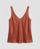 Siena Satin V Neck Camisole Top
