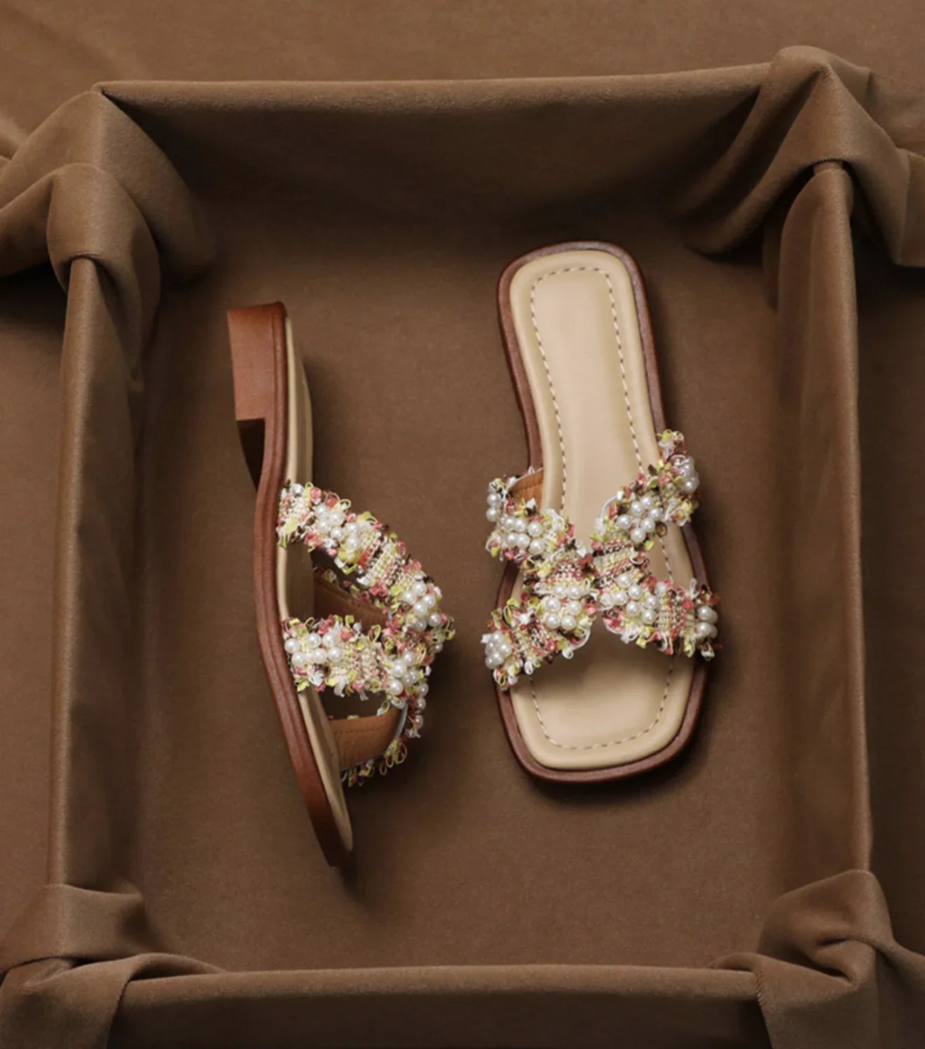 Isla Pearl Slide Sandals