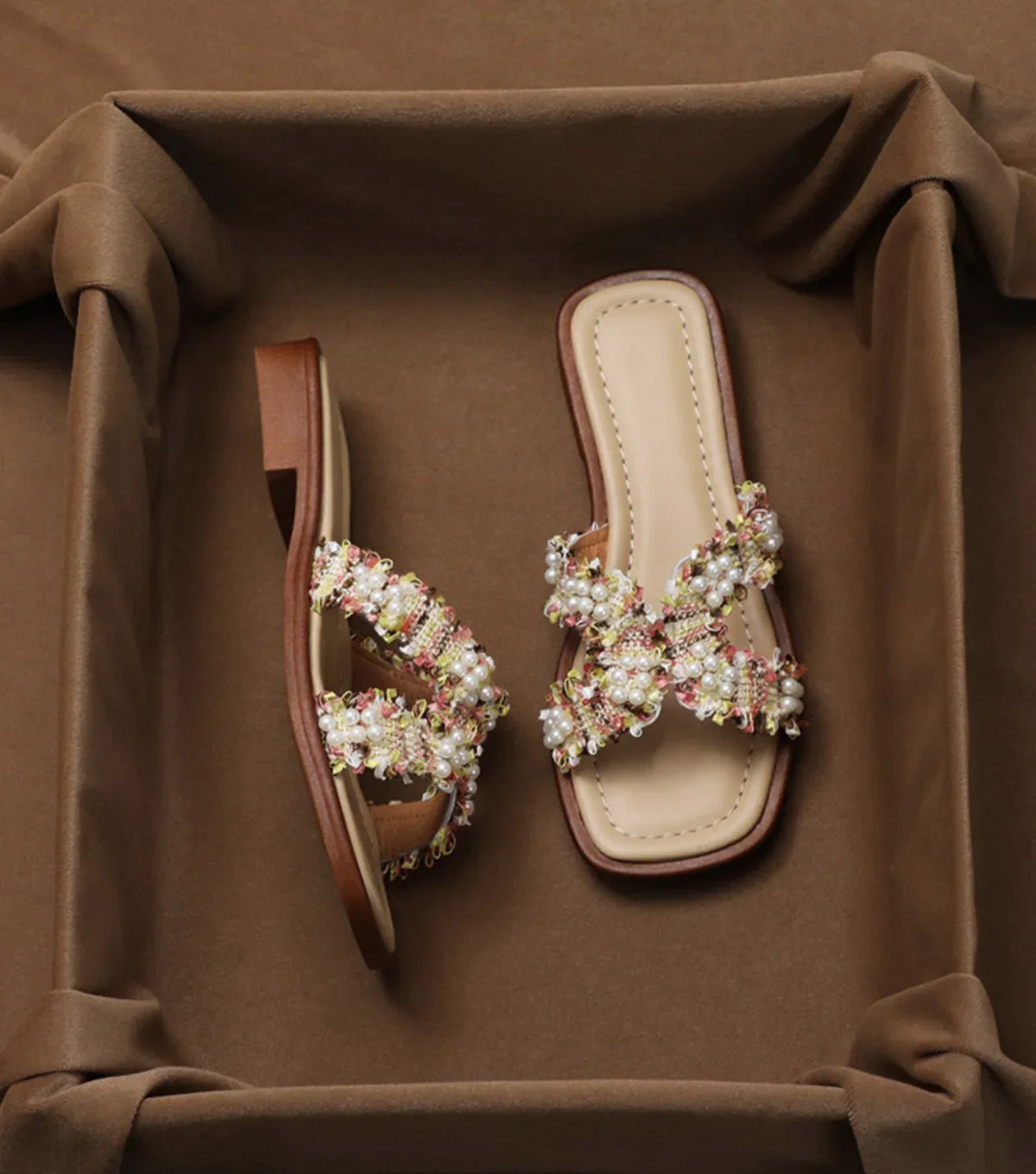 Isla Pearl Slide Sandals