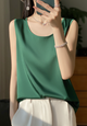 Jill Silky Satin Tank