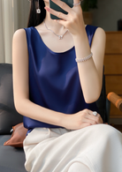 Jill Silky Satin Tank