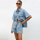 Eunice Denim 2-Piece Set