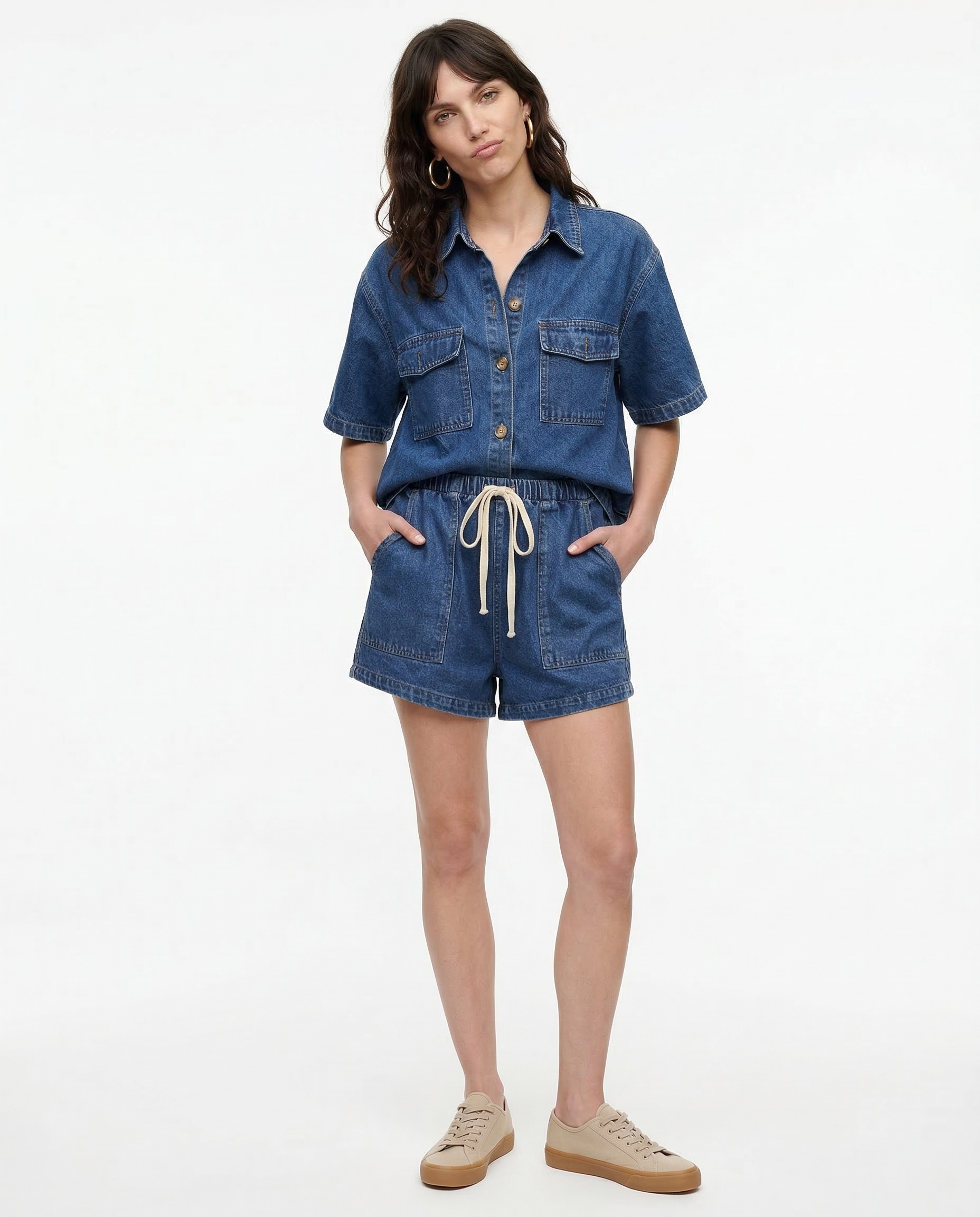 Eunice Denim 2-Piece Set