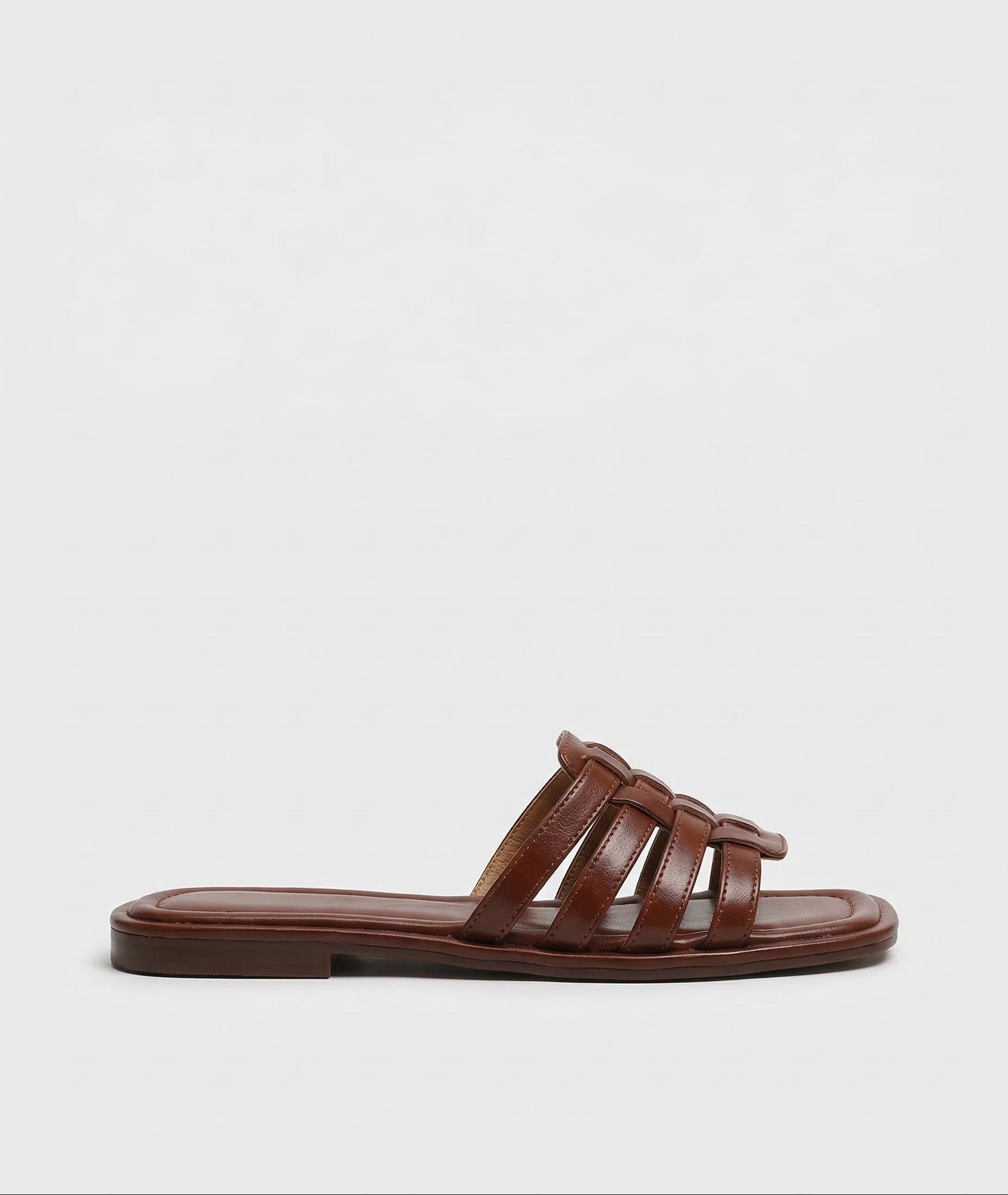 Caroline Italian Woven Slides Sandals