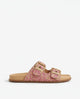 Rosalie Buckle Slides Sandals