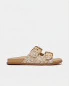 Rosalie Buckle Slides Sandals