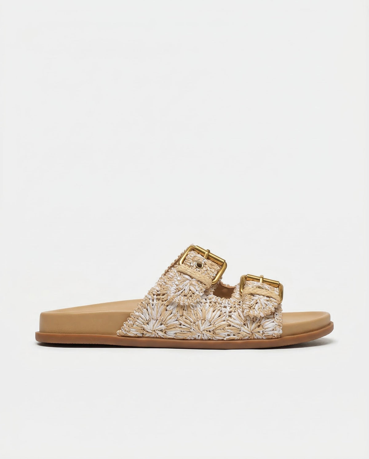 Rosalie Buckle Slides Sandals